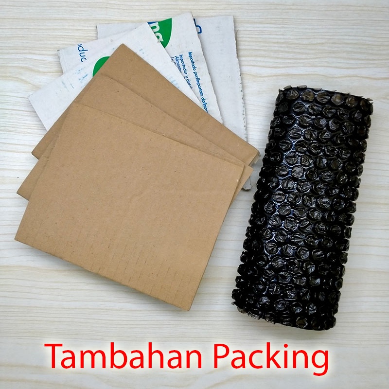 

Tambahan Packing buku satuan (Bubble Warp dan Kardus)