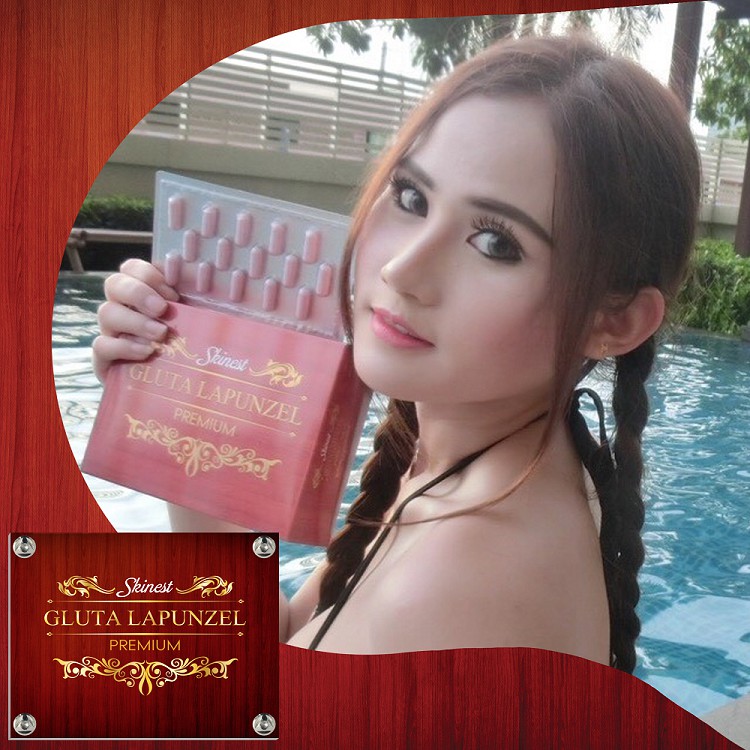Gluta Lapunzel Premium Original 100 Pemutih Kulit Suplemen Whitening Shopee Indonesia