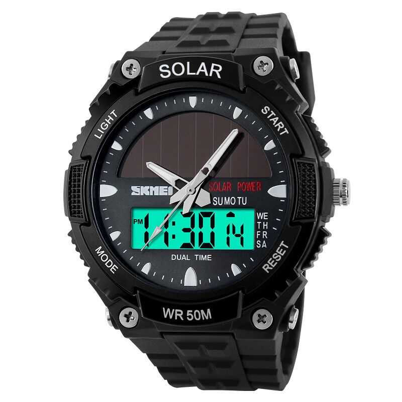 MLNSHP Jam Tangan Solar Digital Analog Pria - AD1049E