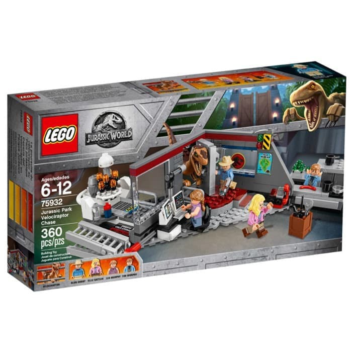 Lego Jurassic World Velociraptor Chase