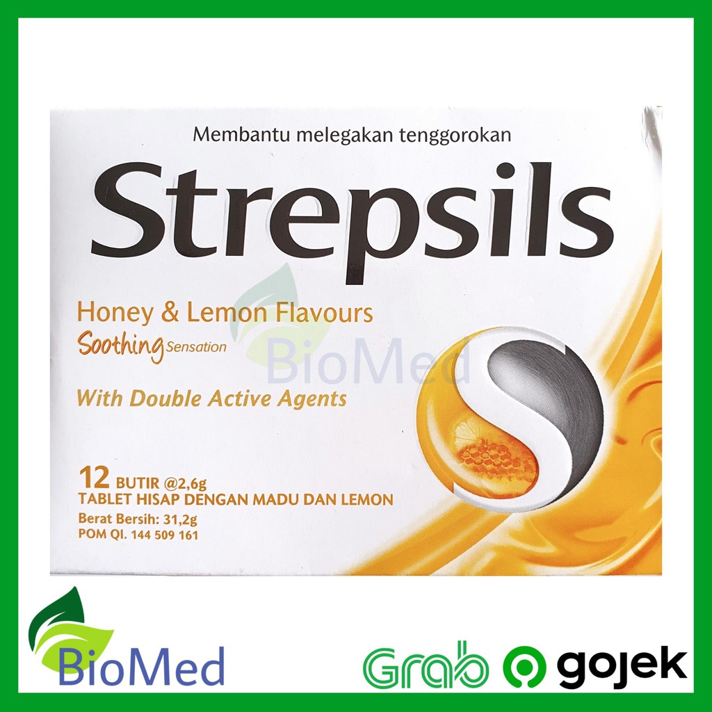 STREPSILS HONEY LEMON KUNING - Strepsil Permen Pelega Sakit Tenggorokan Batuk