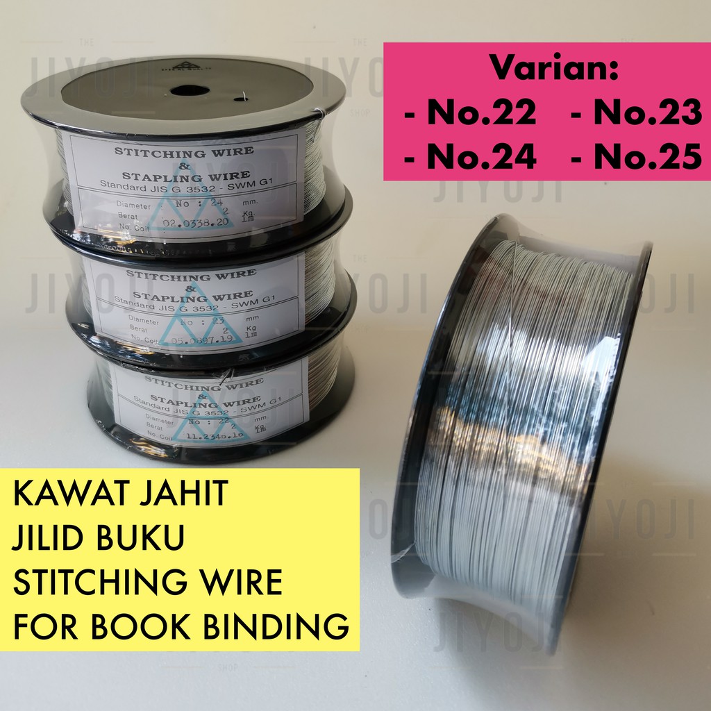

Kawat Jahit Jilid Buku No 22 23 24 25 | Stitching Wire Book Binding
