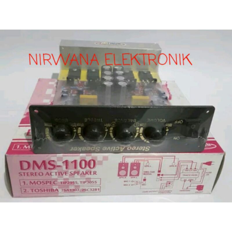 KIT POWER  ACTIVE AMPLIFIER STEREO DMS 1100