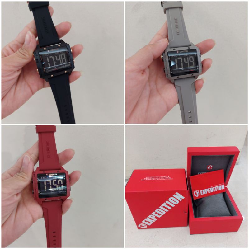 Just arrived Jam Tangan Unisex . Expedition E6817M Rubber