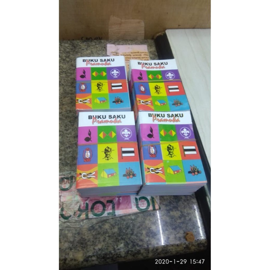 BUKU SAKU PRAMUKA KERTAS HVS 60MG TEBAL