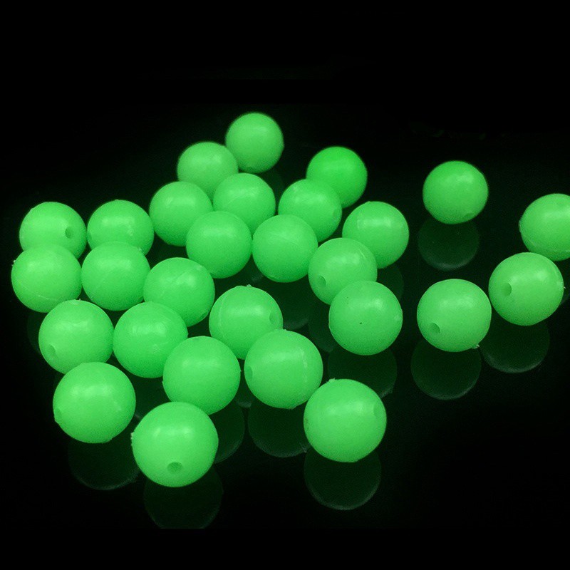 Tokushima Amlucas 50pcs Manik-Manik Bulat Luminous