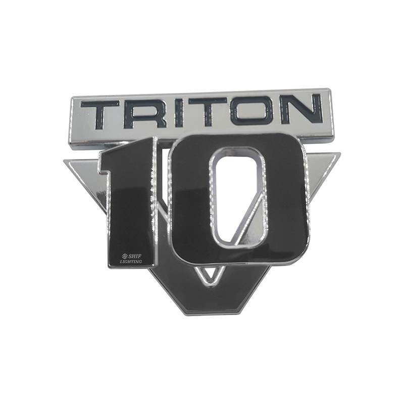 1 x Metal TRITON V10 Logo Car Auto Rear Decorative Emblem Badge Sticker Decal TRITON