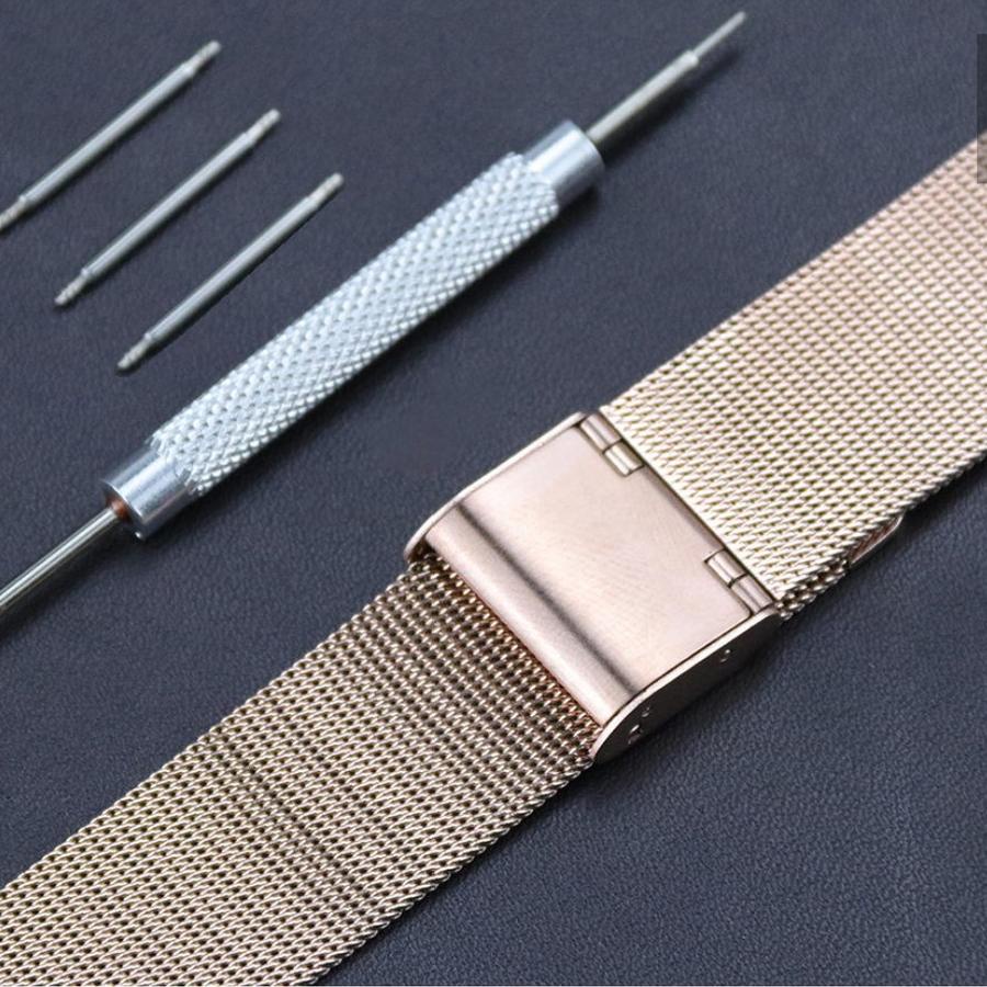 Berkualitas Strap Mesh - Tali Jam Rantai Milanese DW AC Smartwach Tali Strap Rantai Pasir Apple Watc