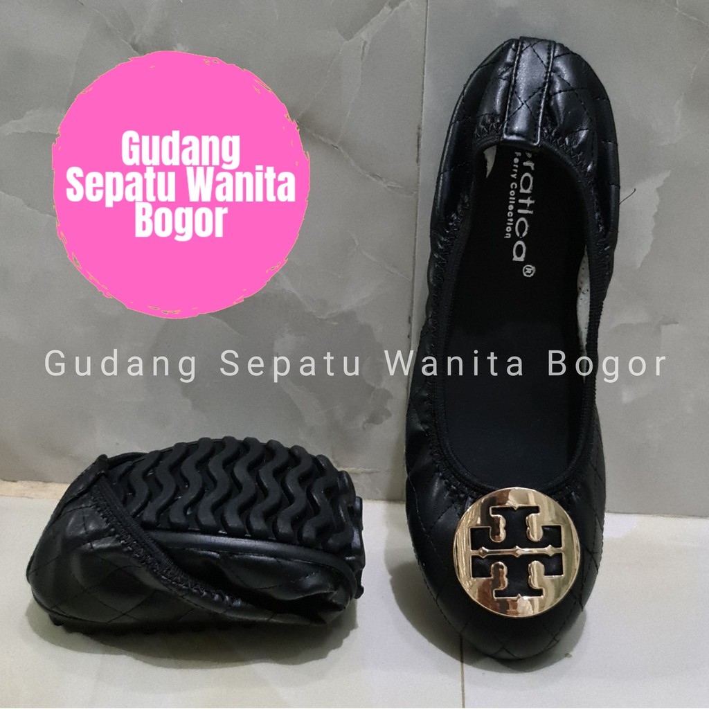 Gratica Sepatu Wanita Flat Shoes Minnie Travel Balet Lorenz DR 038