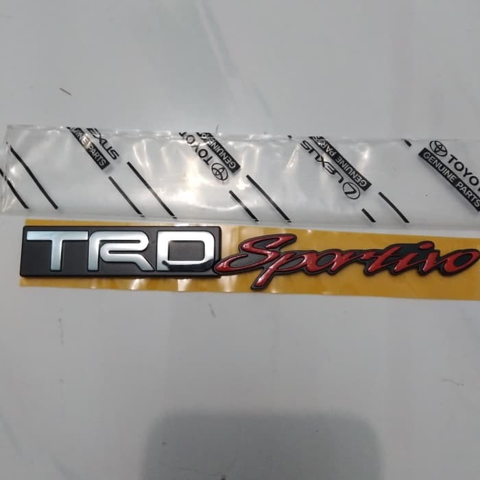 Emblem Logo Mobil TRD Sportivo MUGEN Type-R VVT-i RS Murah Berkualitas Chrome Asli