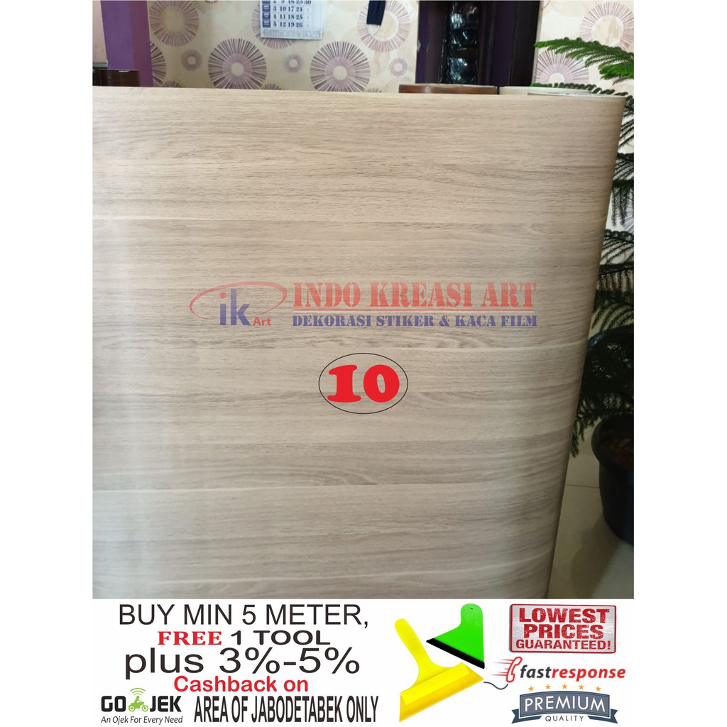 STIKER MOTIF KAYU SERAT 3D MARMER WALLPAPER STICKER WOOD PVC PREMIUM HPL WALLSTICKER