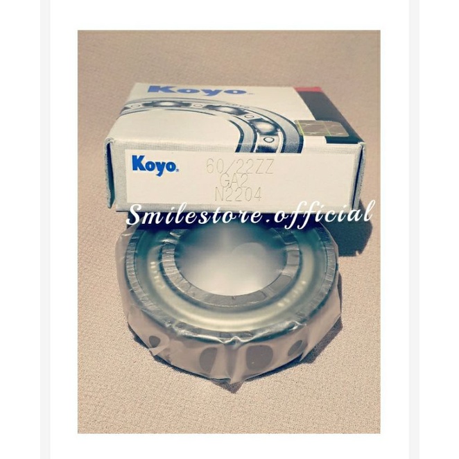 Laher 60/22 Koyo bearing roda belakang beat scoopy vario 110 spacy genio 60/22 2RS ori japan