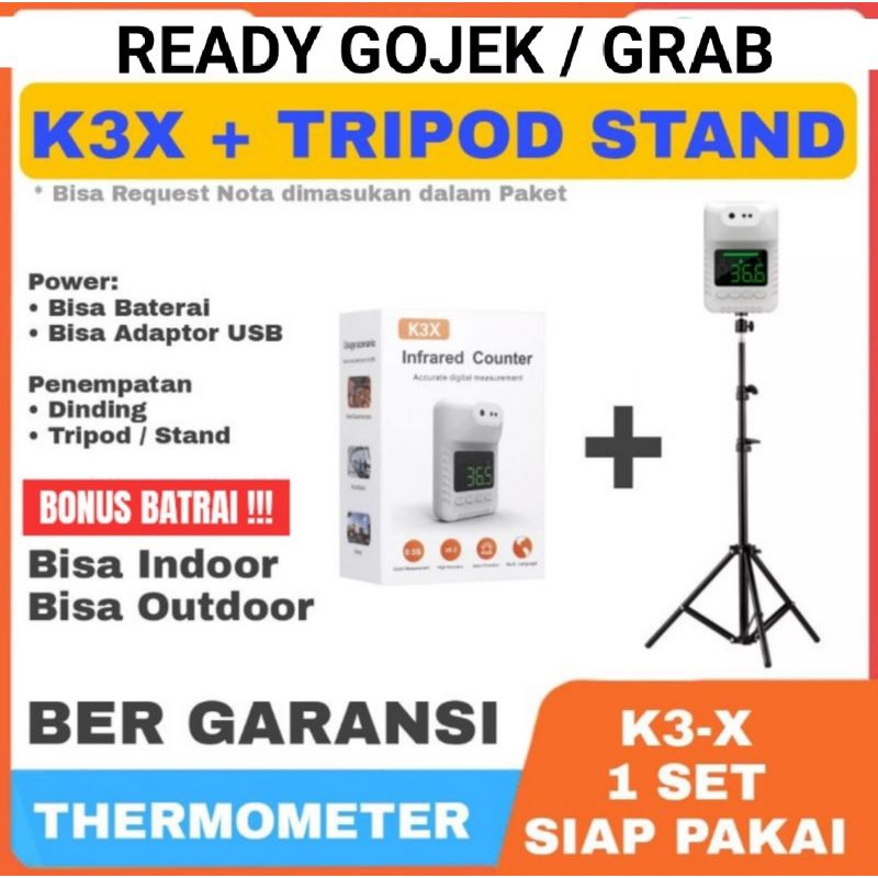 Thermometer Infrared Non Contact - Thermogun Termogun Termometer K3X K3 Pro