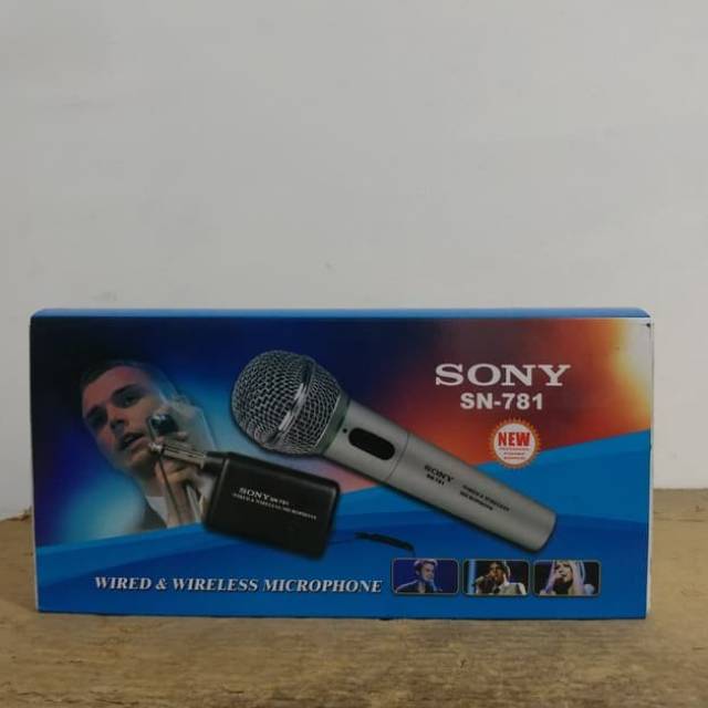 Mic Sony wired & wireless microphone