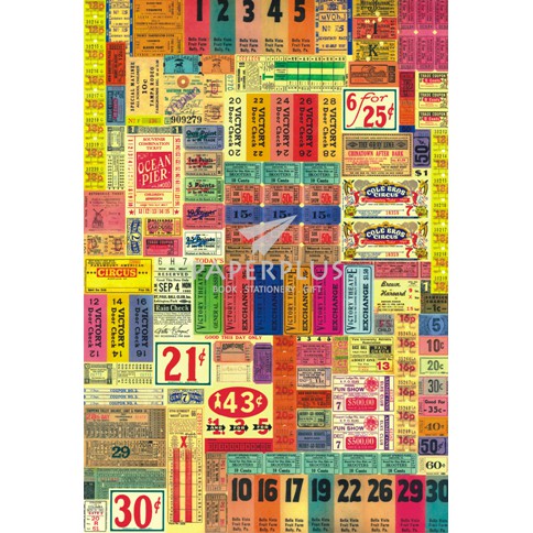 

KERTAS KADO VINTAGE ANGKA