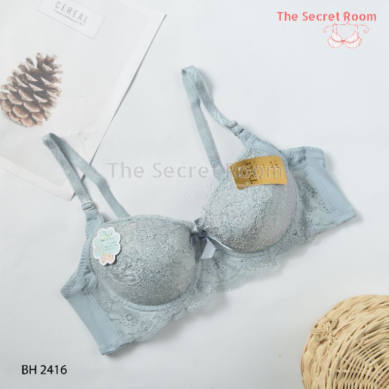 TALLY BRA BH 2416 | CUP B BESAR | BUSA SEDANG | ADA KAWAT | BAHAN RENDA | SIZE 36 - 40