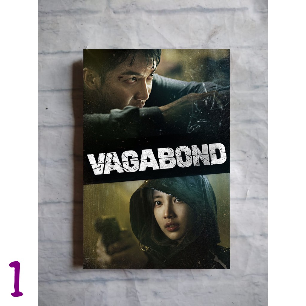Poster drama korea Vagabond drakor home wall decor hiasan dinding kayu dekorasi rumah kamar