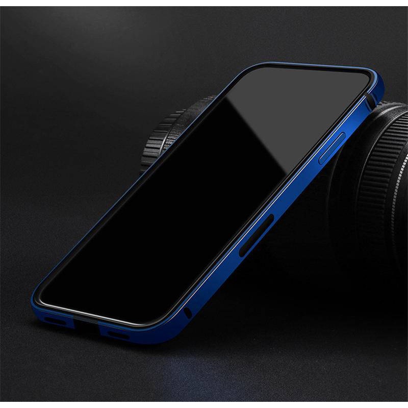 Case Metal Frame Ultra Slim Aluminum Silicone Bumper Protect Cover for iPhone 13 Pro Max Mini 13Pro Max Cases