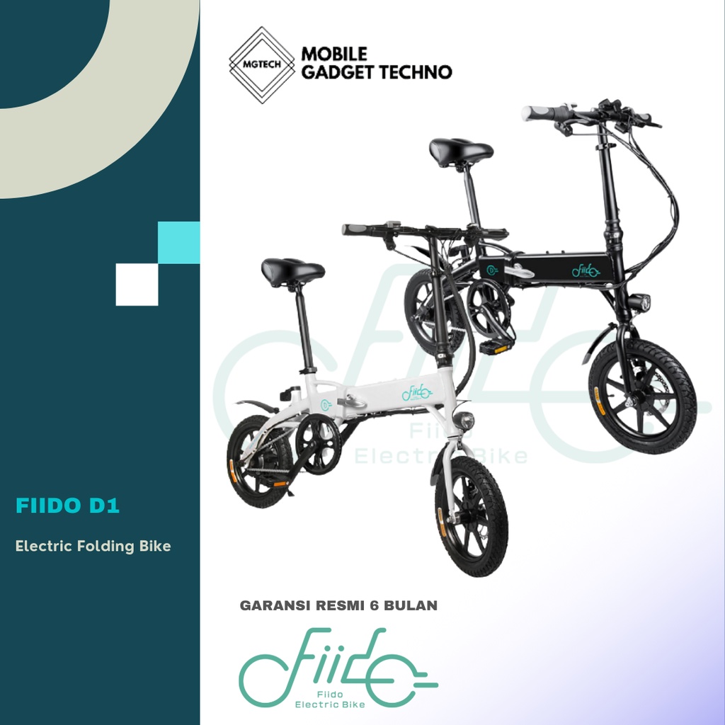 Sepeda Listrik Lipat Fiido D1 14Inch Foldable Hybrid Bike Electric