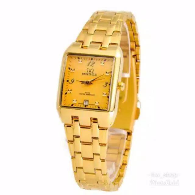 Jam Tangan Wanita Mirage 7716 Kuning Original