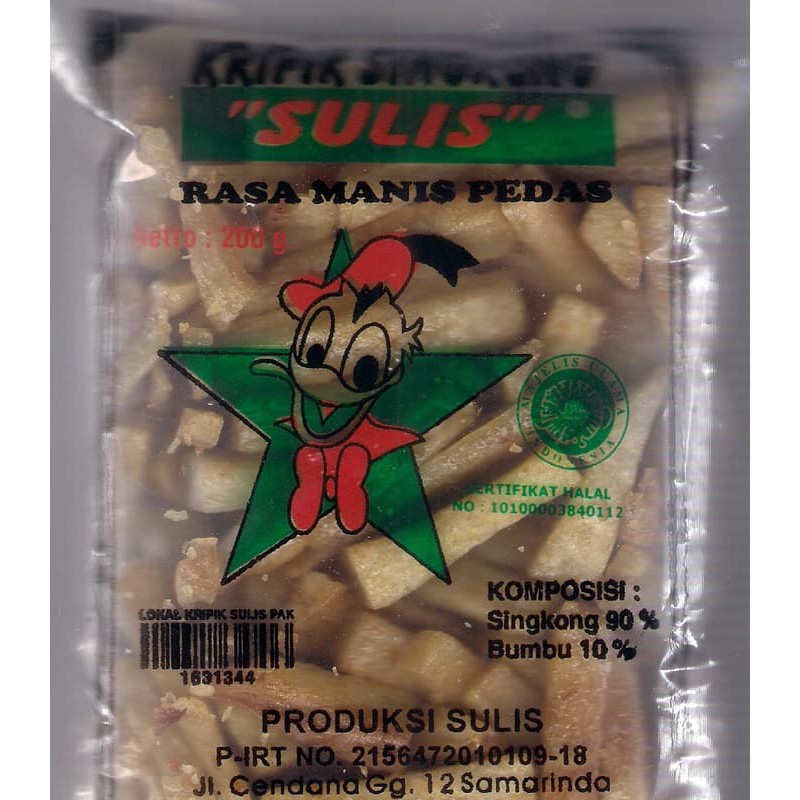 

Keripik Singkong SULIS 500 gr Manis Pedas ~ kp1916