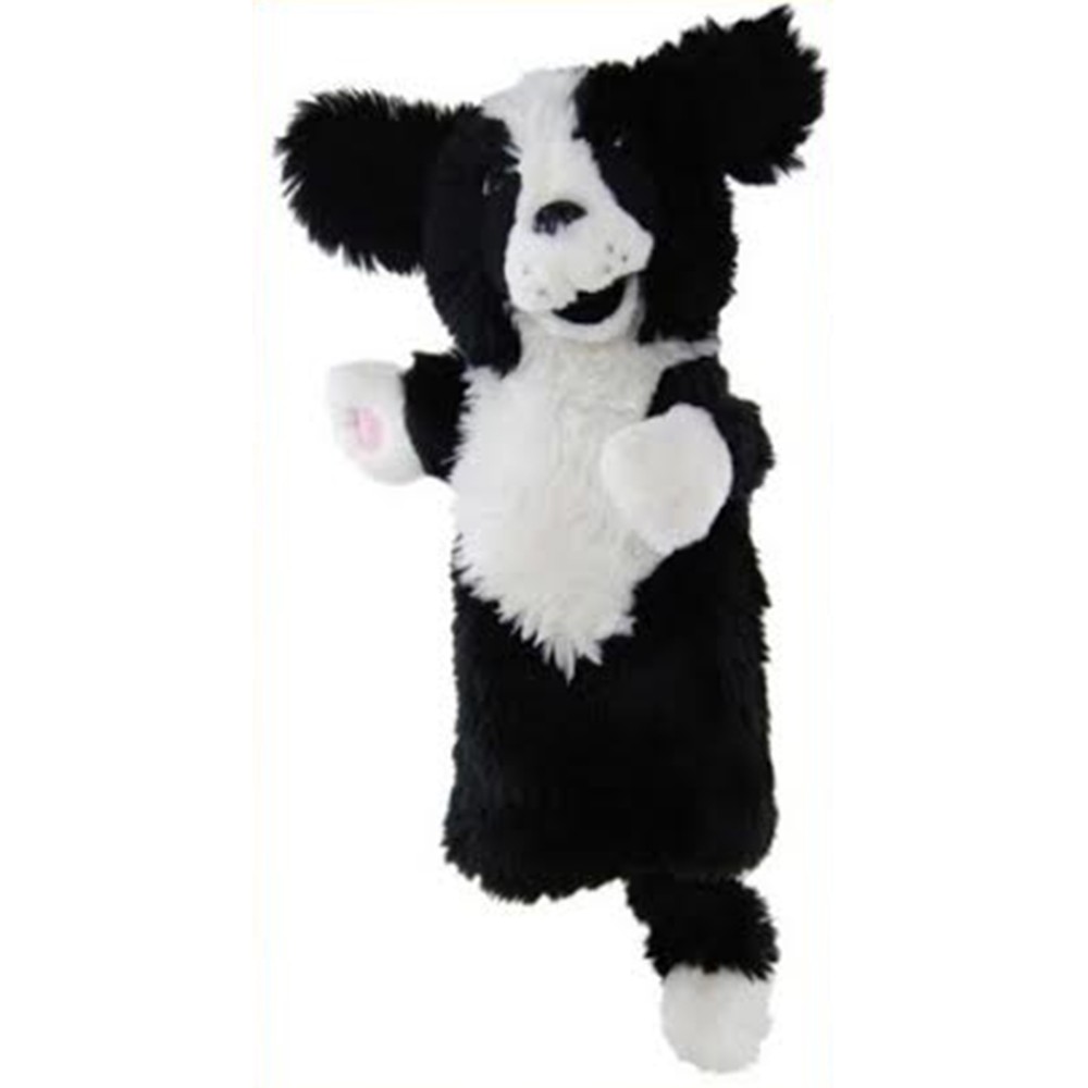Best Seller Boneka Tangan Hewan Anjing Gembala Border Collie Terbatas