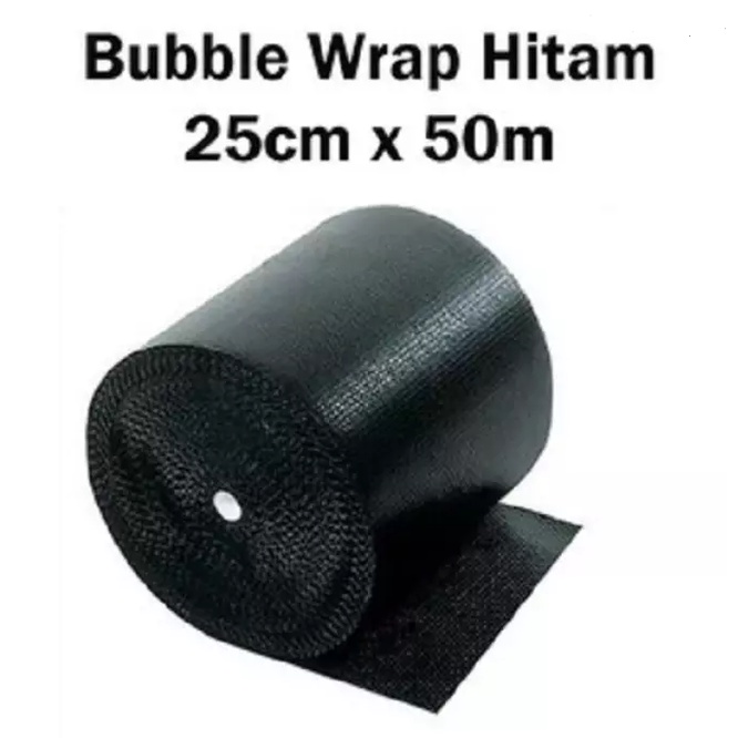 

Plastik Bubble Wrap Packing Hitam 25cmx50m Kualitas Tidak Mudah Pecah