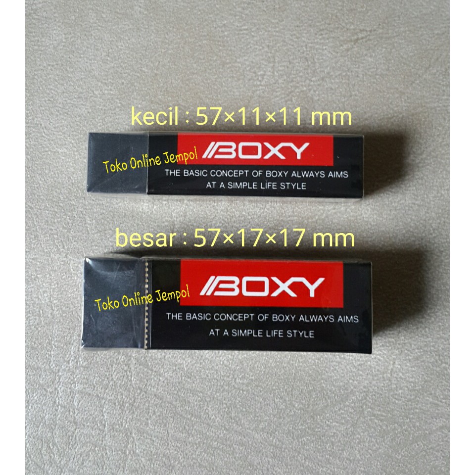 

Penghapus Boxy KECIL pensil pencil eraser EP-60 BX bersih lembut hitam bersih ATK270BX