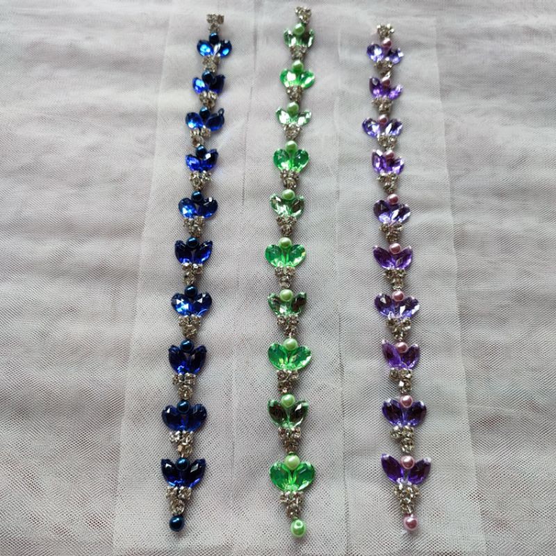 payet rangaki jahit || payet rangkai diamon mutiara permata || mote aksesoris wanita