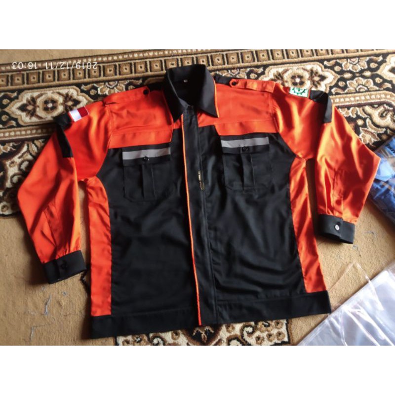 Atasan Baju Safety kombinasi/Nagata/Resleting