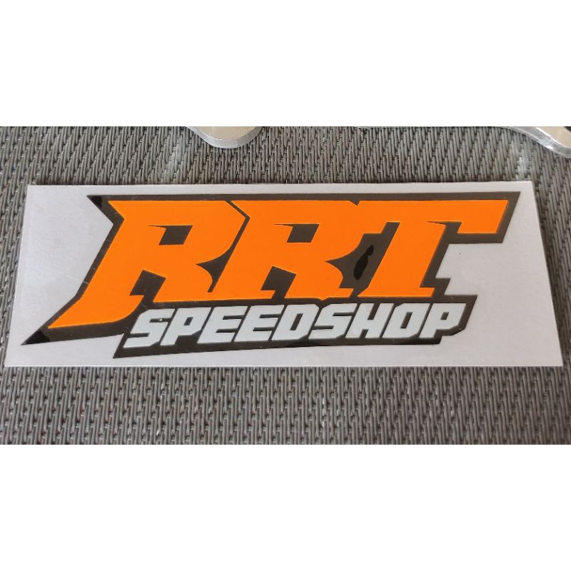 Stiker rrt speedshop original isi 6
