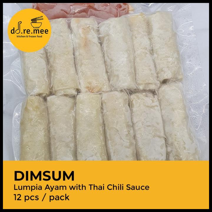 

Dimsum Premium - Lumpia Ayam With Thai Chili Sauce / Dimsum Murah Enak