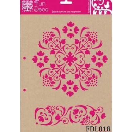 

Fun Deco Stencil ~ FDL018