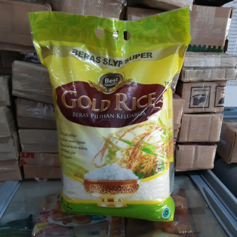 Jual Beras Gold Rice 5kg Shopee Indonesia