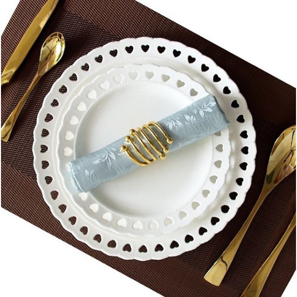 PIRING SAJI PUTIH KERAMIK IMPOR MOTIF LOVE/PIRING MAKAN KERAMIK/PLATE