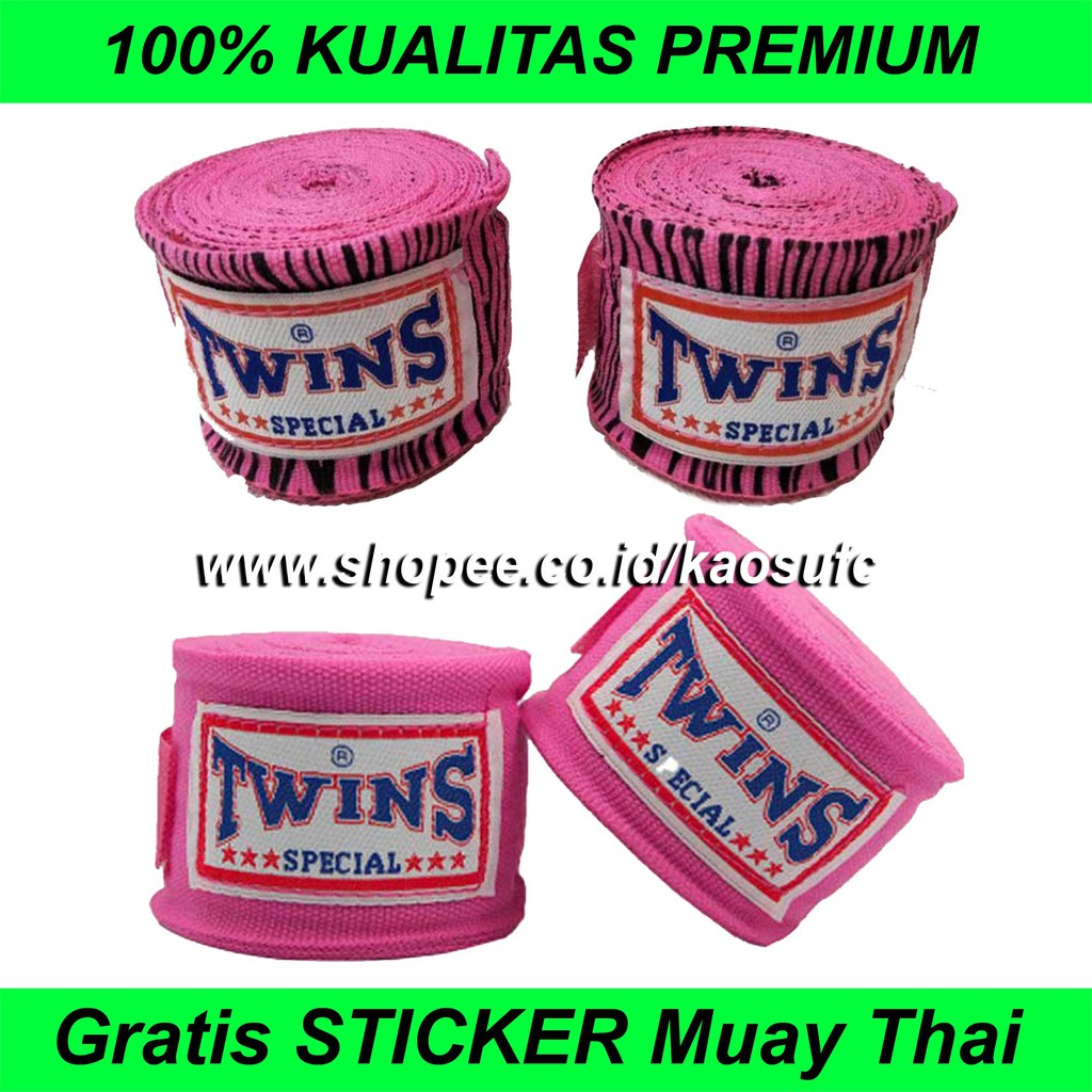 HAND WRAP TWINS PREMIUM , BANDASI MUAY THAI , HAND WRAP TWINS , HAND WRAP BOXING , HAND WRAP TINJU ,