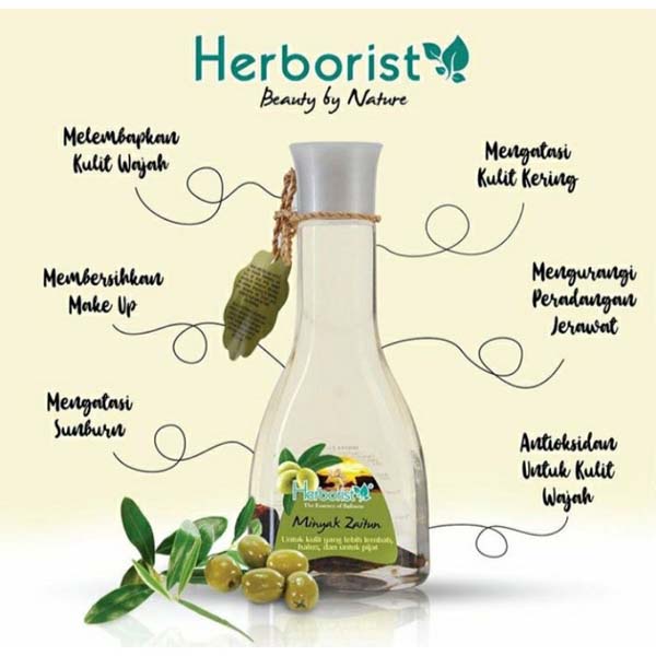 [BPOM] Herborist Minyak Zaitun 75ml | Herboris Minyak Zaitun 150ml | Herboris