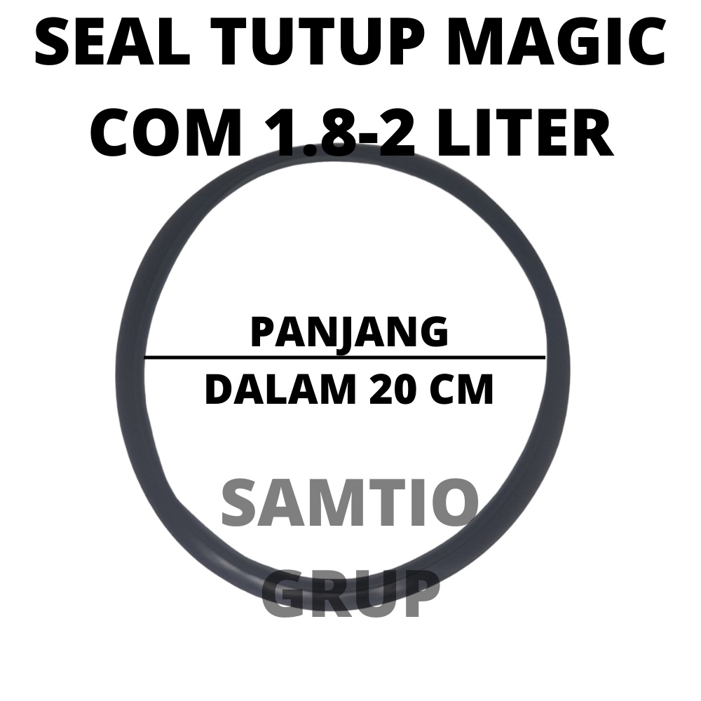 Abu-abu/Putih Karet Seal tutup mejikom Model Kecil 1,8Liter / magic com cosmos silicon original
