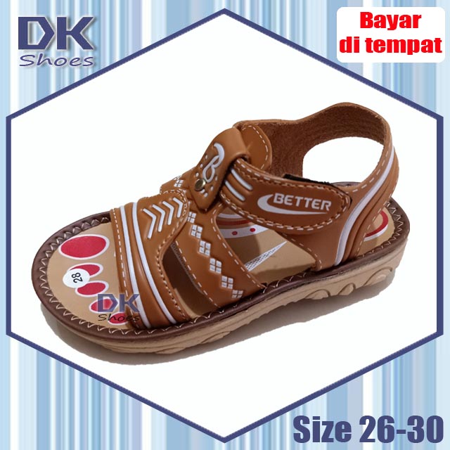 Better 26-30 / Sepatu Sandal Tali Velcro Anak Laki / Fashion Sepatu Anak Laki / Sandal Gunung Anak