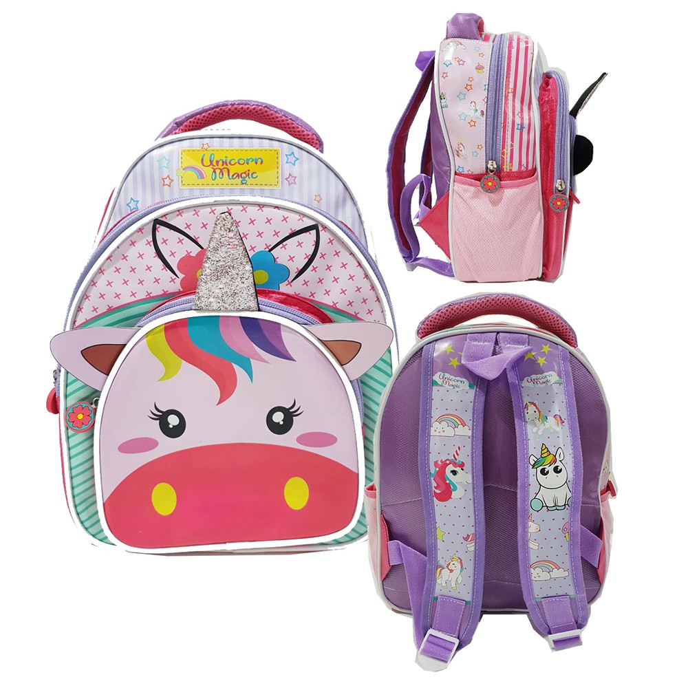 PROMO TERMURAH Tas Anak Sekolah  Gambar Magic Coin Ransel TK &amp; PG Bahan Kain Sponge Anti Air