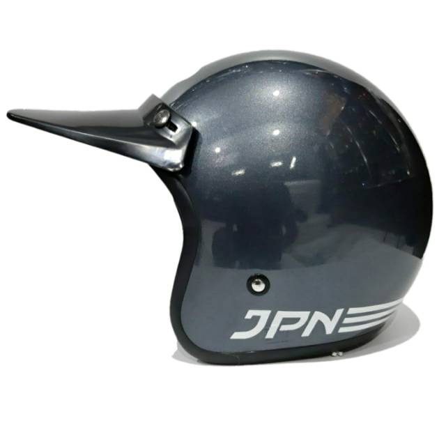 Helm bogo jpn all grey topi pet panjang