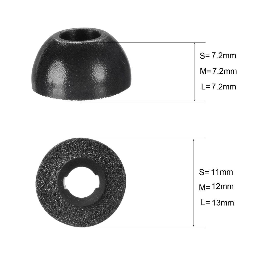 Suyo 3pasang Ear Tips Soft Noise Reduction Eartips Penyumbat Telinga Pengganti Untuk Samsung Galaxy Buds Pro