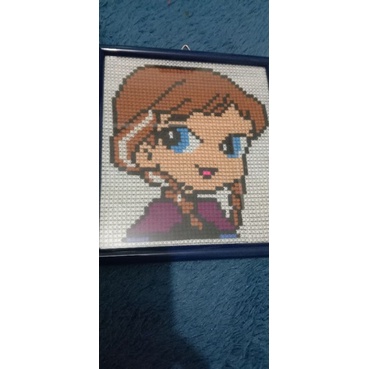 kristik strimin benang wol anna