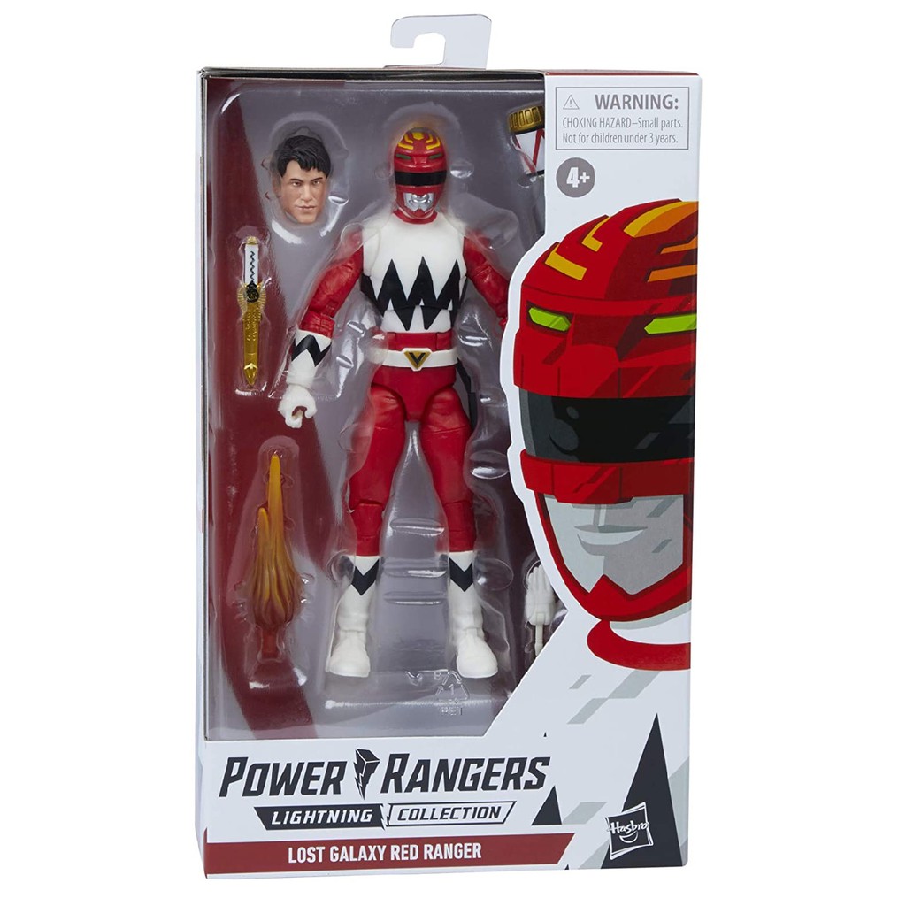 POWER RANGERS Lightning Collection Lost Galaxy Red Ranger Premium Figure