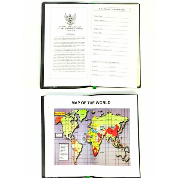 Buku kecil notes memo agenda diary erica 137