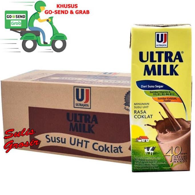 

[[BISA COD]] Susu Ultra 200 ml 1 karton isi 24 pcs Rasa Coklat PROMO SPECIAL Kode 633