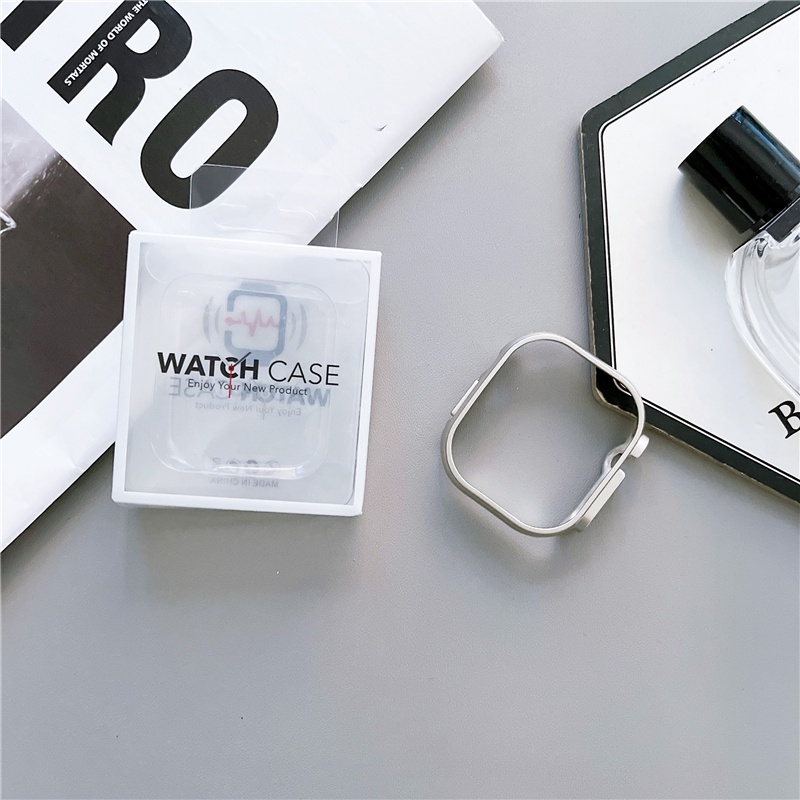 Case Untuk Apple Watch Serie8 7 6 SE 5 4 3 2 1 iWatch case ultra 49MM 45mm 41mm 44mm 40mm 38mm 42mm Screen Watch PC case