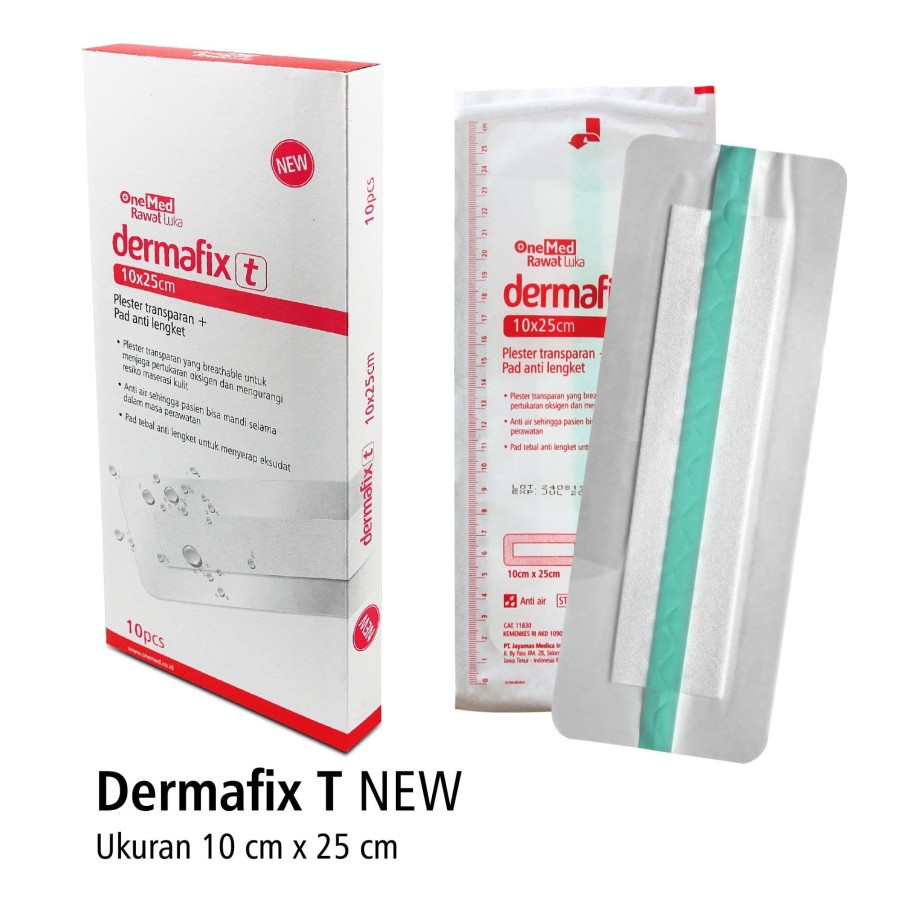 Plester Cesar Sesar Anti Air / Dermafix-T 10x25cm OneMed ecer