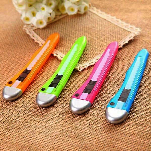 Pulpen Cutter Unik Pen Cutter Aneka Warna Alat Tulis 