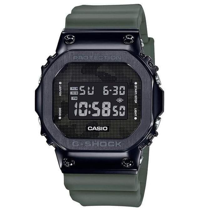 Casio G-Shock Gm-5600B-3Dr / Gm5600B - Jam Tangan Pria - Hijau Steel Dudung.Store